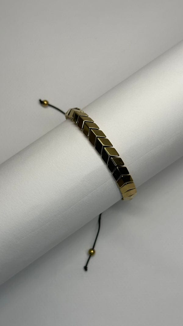 Chevron Chain Adjustable Bracelet