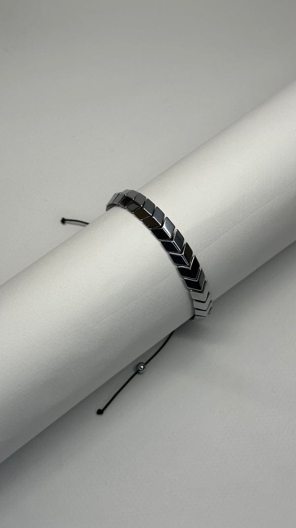 Chevron Chain Adjustable Bracelet