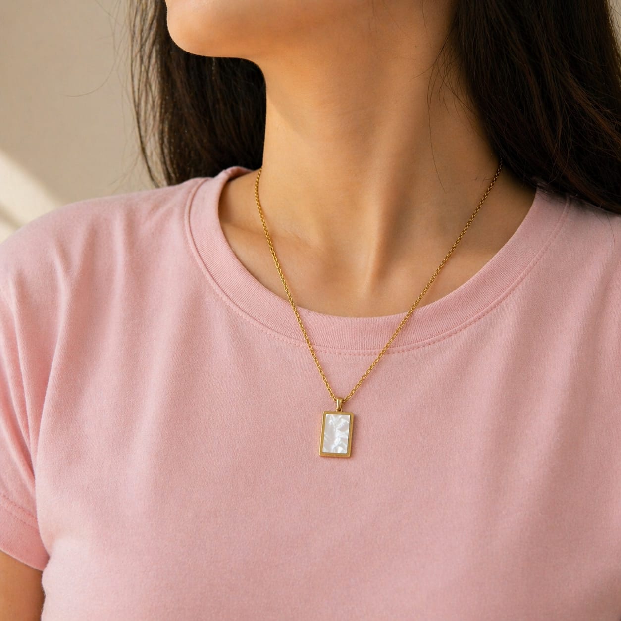 Double Side Reversible Onyx Pendant