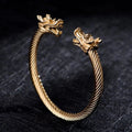 Golden Dragon Cuff Bracelet