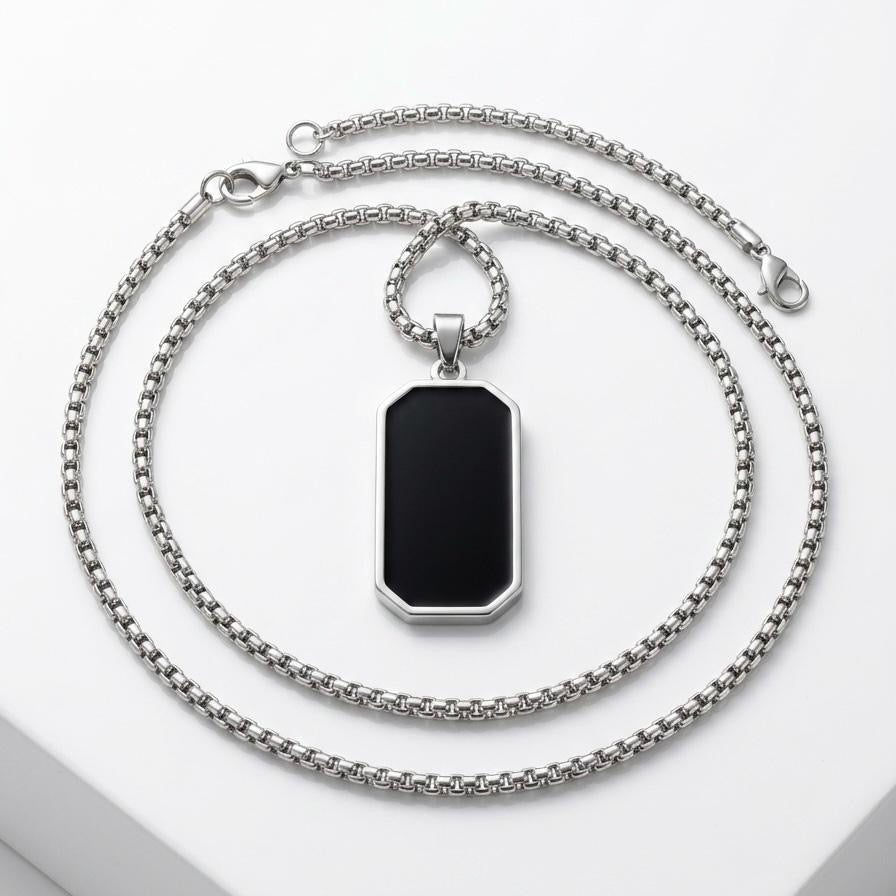 Octagon onyx Pendant