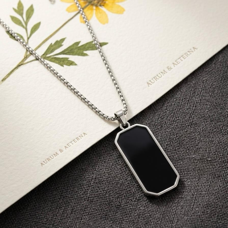 Octagon onyx Pendant