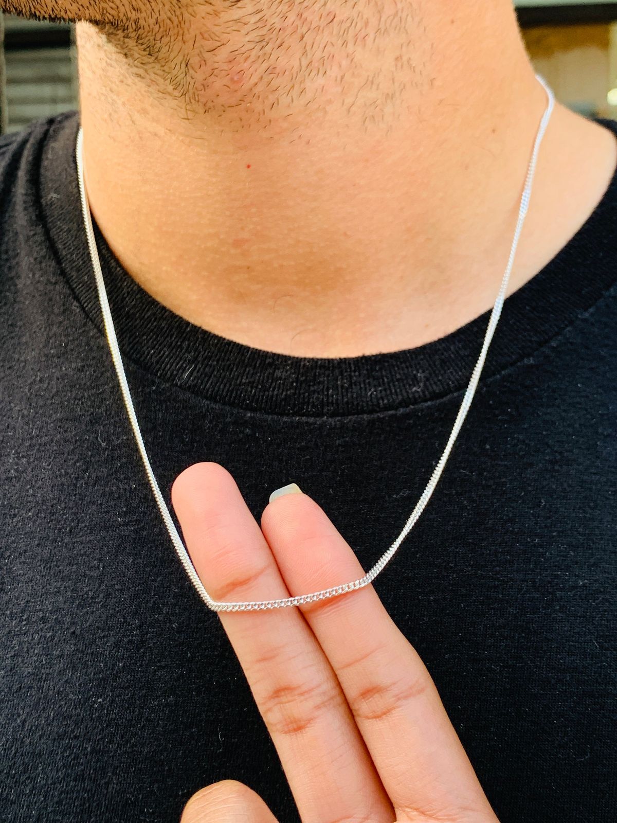 Sleek Thin Chain (Silver)